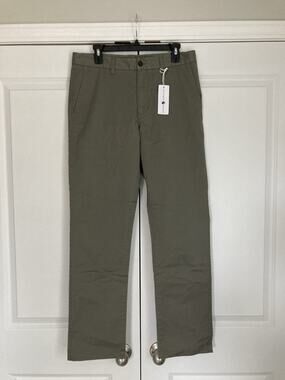 SOUTHERN PROPER Chino Pants Men's Large Gray Flat Front Preppy Yuppie College